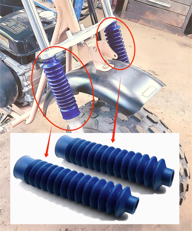 HCLLPS Universal Fork Boots for Honda ATC 200X 1983-1987 - Image 4